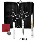 Olivia Garden Silk Cut Pro Schere + Effilierschere RH 5,75 Zoll (2er Set)