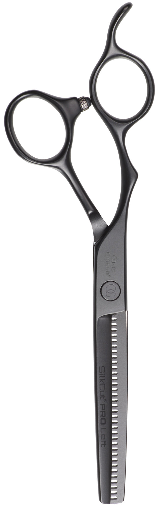 Olivia Garden Silkcut PRO Effilierschere Matt Black LH 6,0" (15,5 cm)