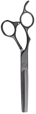 Olivia Garden Silkcut PRO Effilierschere Matt Black LH 6,0" (15,5 cm)