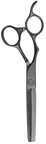 Olivia Garden Silkcut PRO Effilierschere Matt Black LH 6,0" (15,5 cm)