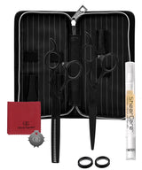 Olivia Garden Silkcut PRO 2er Set Matt Black HS RH 5,75" + Effilierschere EUR