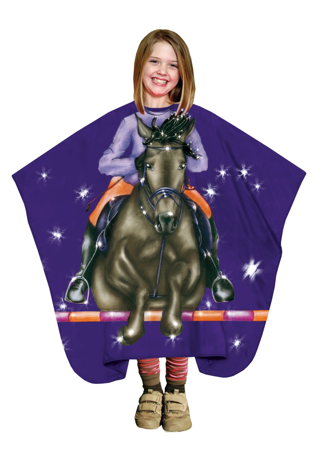 Trend-Design Youngster Kinderumhang Jockey lila 130x125 cm