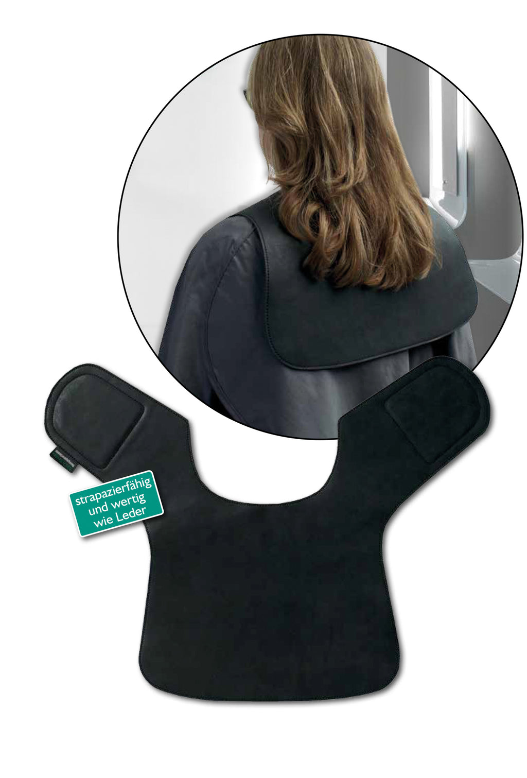 Trend-Design Comfort + Schneidekragen Schwarz