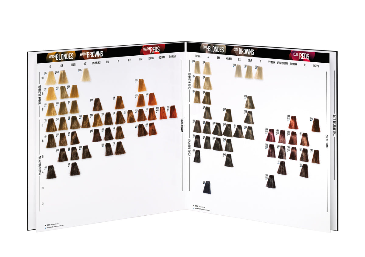 Goldwell Farbkarte Topchic/ TC/ Colorance – Friseuroutlet