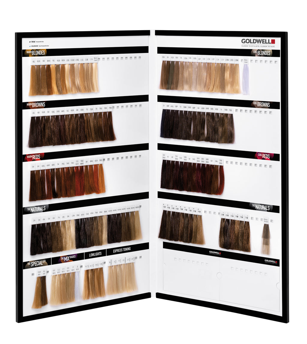Goldwell Farbkarte Topchic/ TC/ Colorance – Friseuroutlet