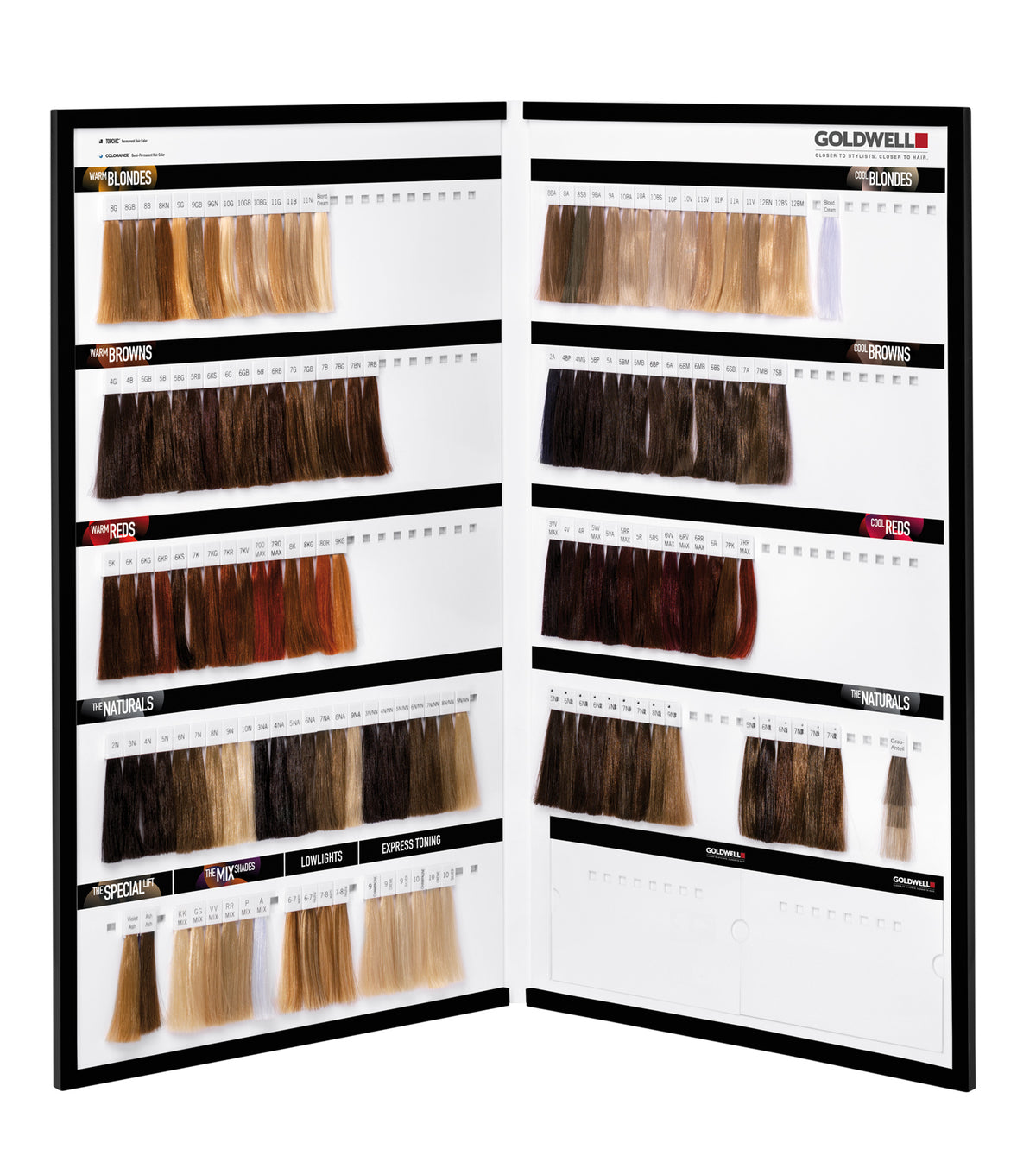 Goldwell Farbkarte Topchic/ TC/ Colorance – Friseuroutlet