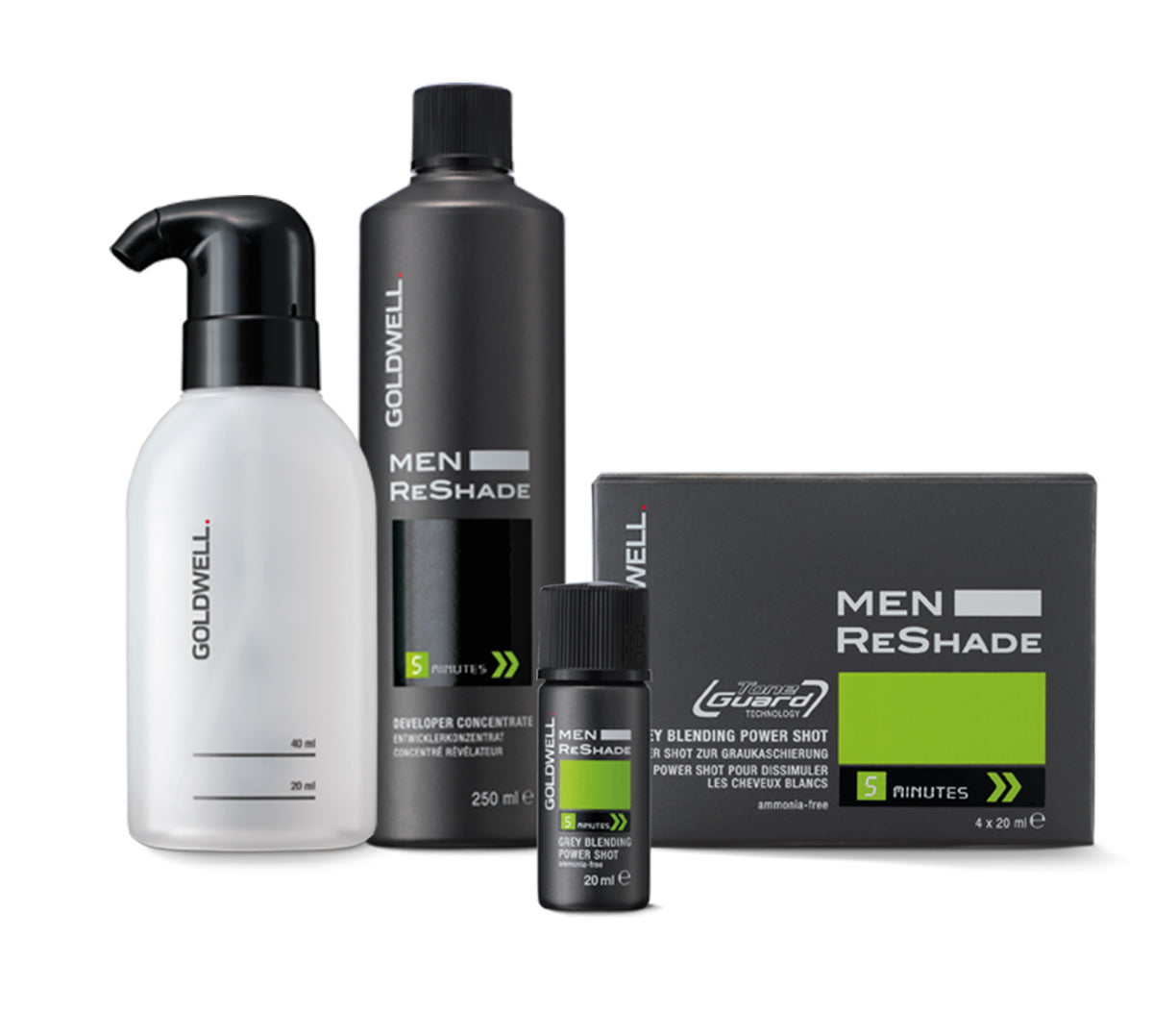 Goldwell MEN ReShade Shots 4CA 4 x 20 ml – Friseuroutlet