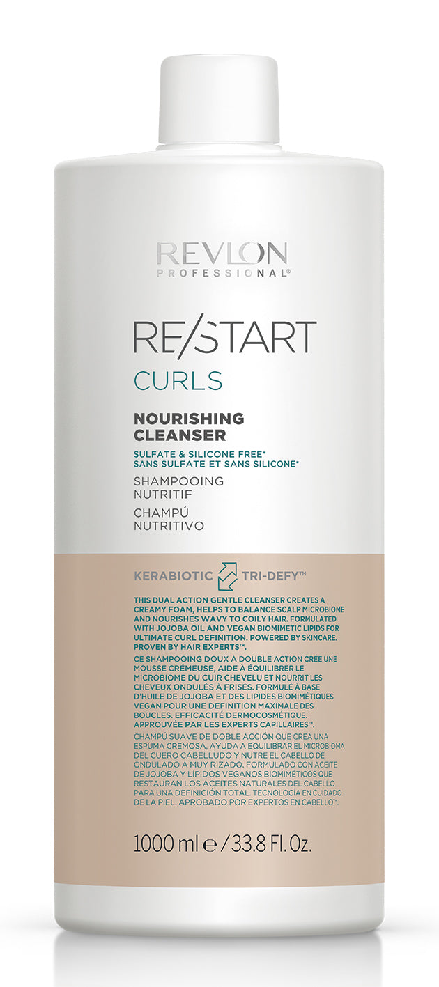 REVLON Professional Re/Start Curls Nourishing Cleanser Shampoo 1000 ml