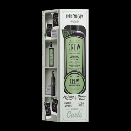 American Crew Men Forming Collection Duo: Pre-Styling Cleanser 250 ml & Forming Cream 50 g