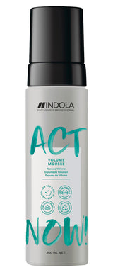 Indola Act Now Non-Aerosol Volume Mousse 200ml Act Now