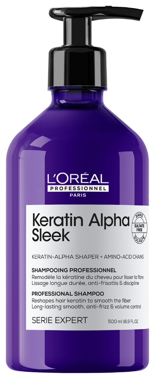 Loreal Serie Expert Keratin Alpha Sleek Shampoo 500 ml