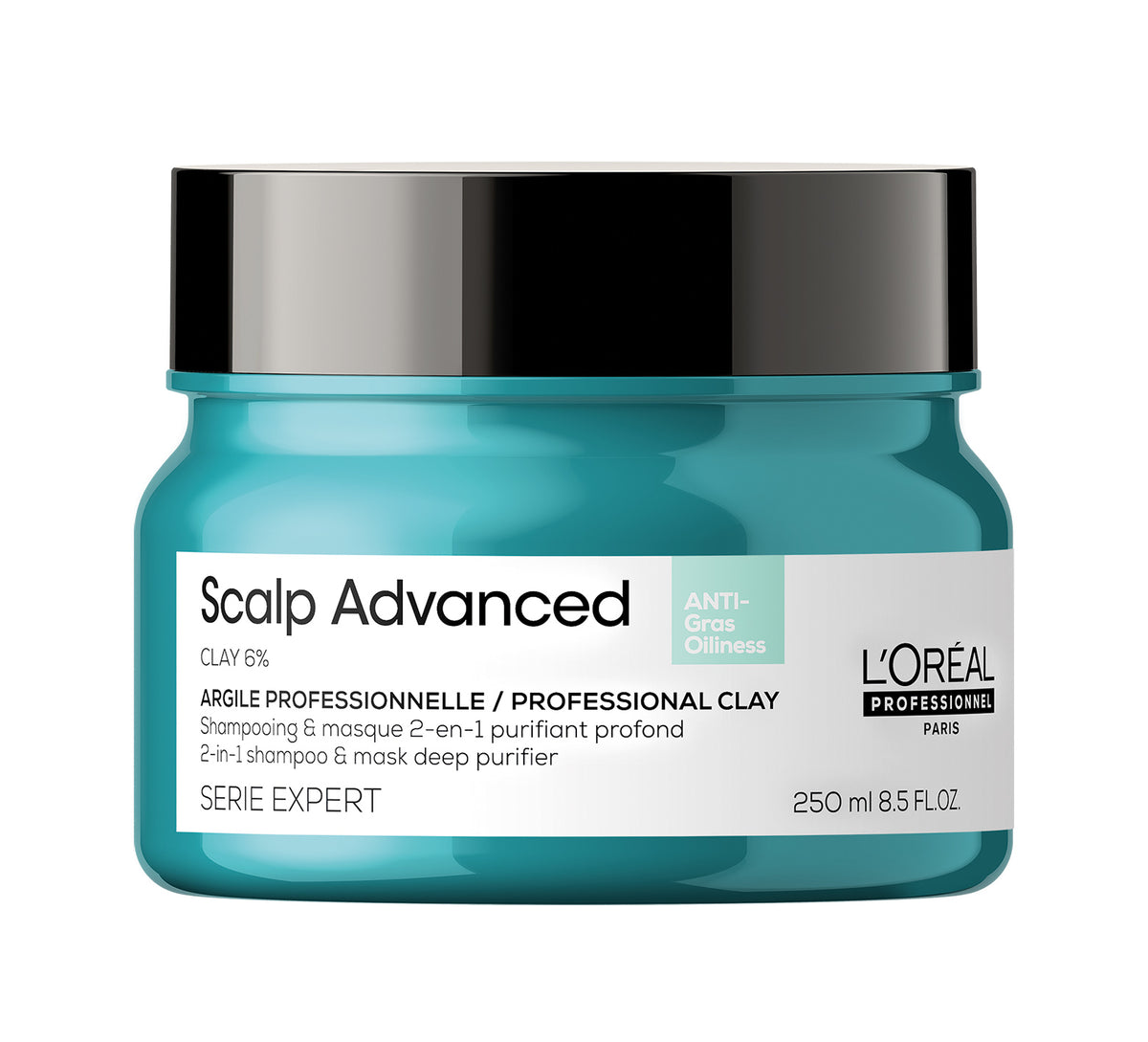 L'Oréal Professionnel Paris Série Expert Scalp Advanced Anti-Oiliness 2in1 Deep Purifier Clay 250 ml