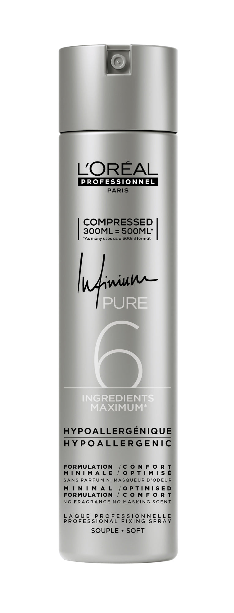 L'Oréal Professionnel Infinium Pure Soft Compressed Haarspray, 300ml