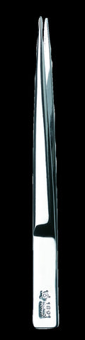 Pfeilring Pinzette 8cm spitz, vernickelt