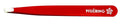 Pfeilring Pinzette 9,7cm, rostfrei, rot