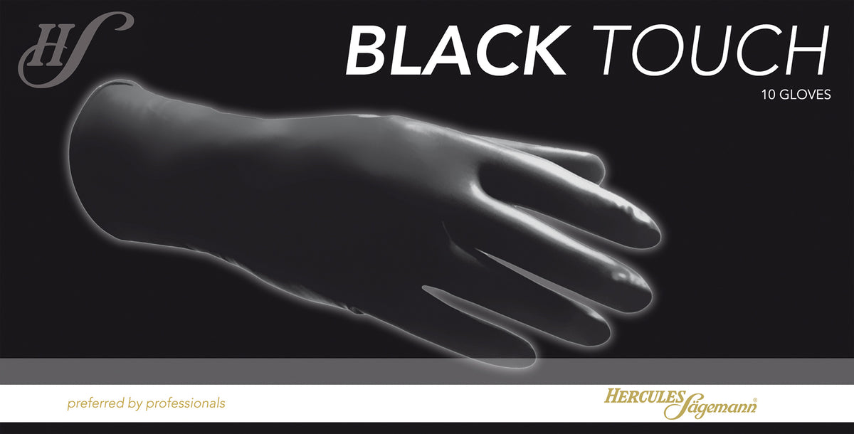 Black Touch Handschuhe S 10 Stück latex-haltig