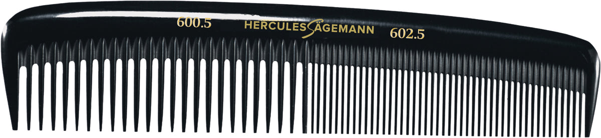 HERCULES 600-602 5" Herrentaschenkamm flexibler Rücken, leichtes Modell