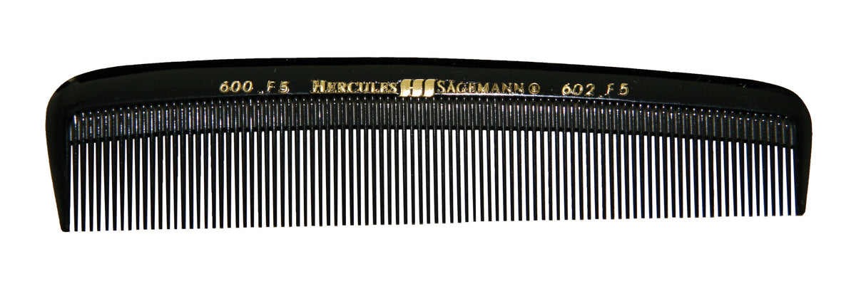 HERCULES 600F-602F 5" Herrentaschenkamm feingezahnt leicht
