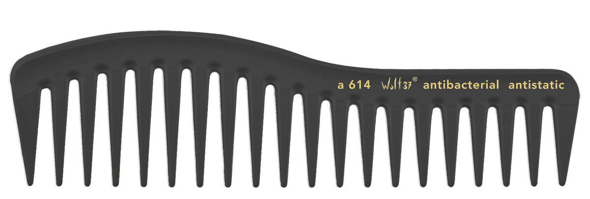 HERCULES A614 schwarz Wolf37 7" Damensträhnrnkamm