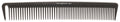 HERCULES C9 anthrazit Haarschneidekamm 7,5" Carbon Kamm