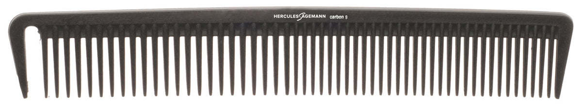HERCULES C9 anthrazit Haarschneidekamm 7,5" Carbon Kamm