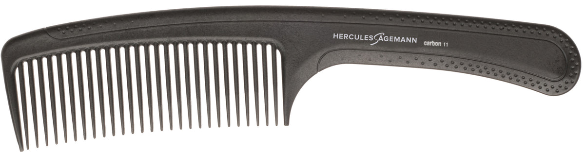 HERCULES C11 anthrazit Griffkamm 9" Carbon Kamm