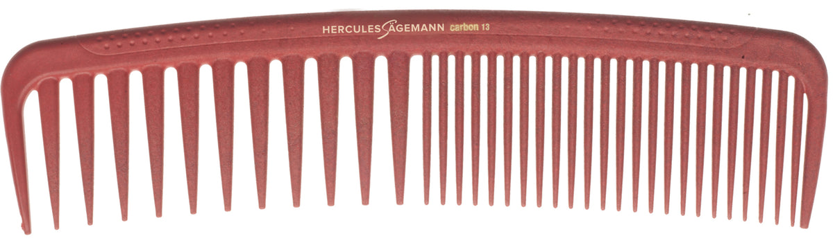 HERCULES C13 rot Strähnenkamm 7,5" Carbon Kamm