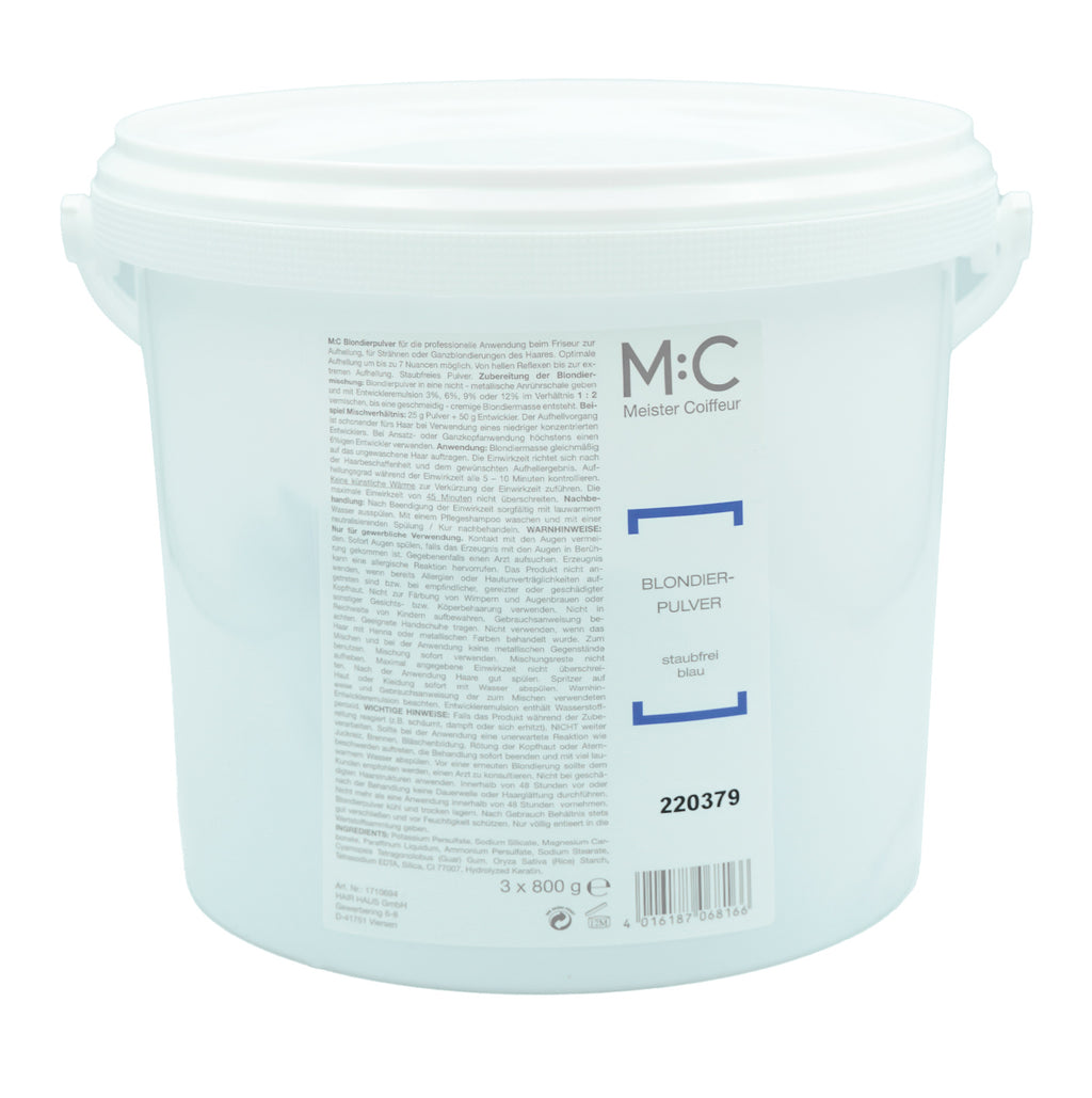 M:C Meister Coiffeur Blondierpulver im Eimer 3 x 800 g