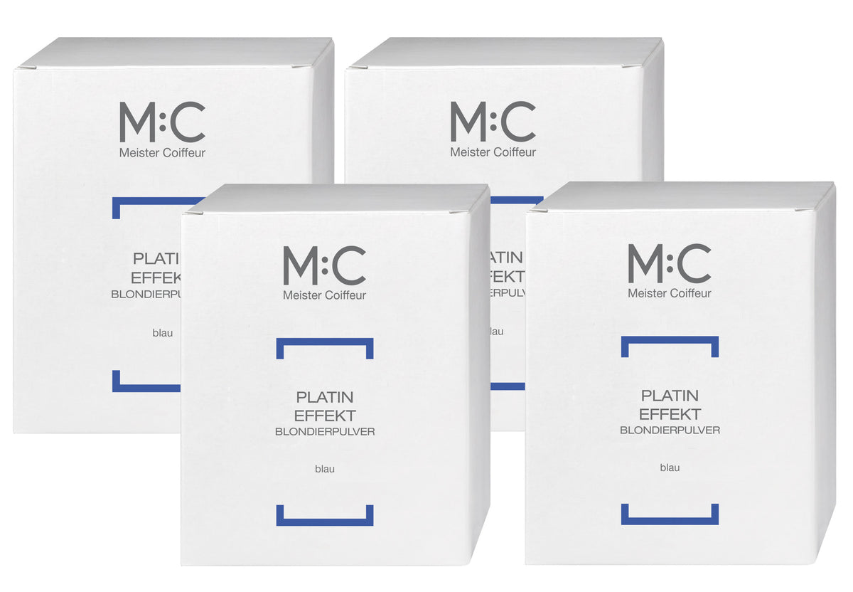 Meister Coiffeur M:C Platin Effekt Blondierpulver Blau 5 x 400 g