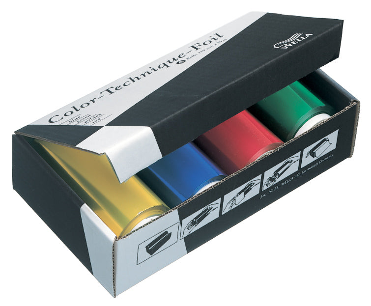 Wella Alufolie bunt 4er Pack 20 µm