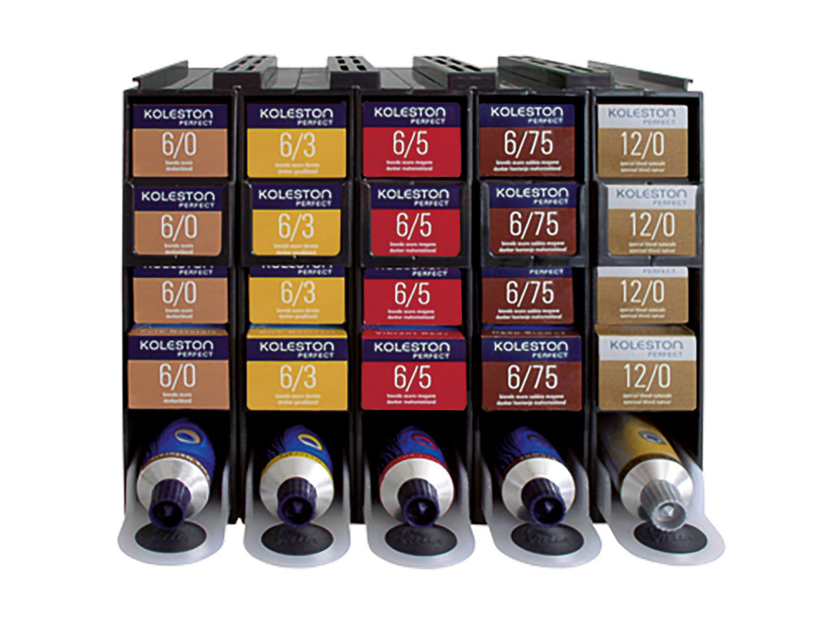 Wella Koleston Perfect Vorratsbox leer für 20 Tuben à 60ml – Farbregal