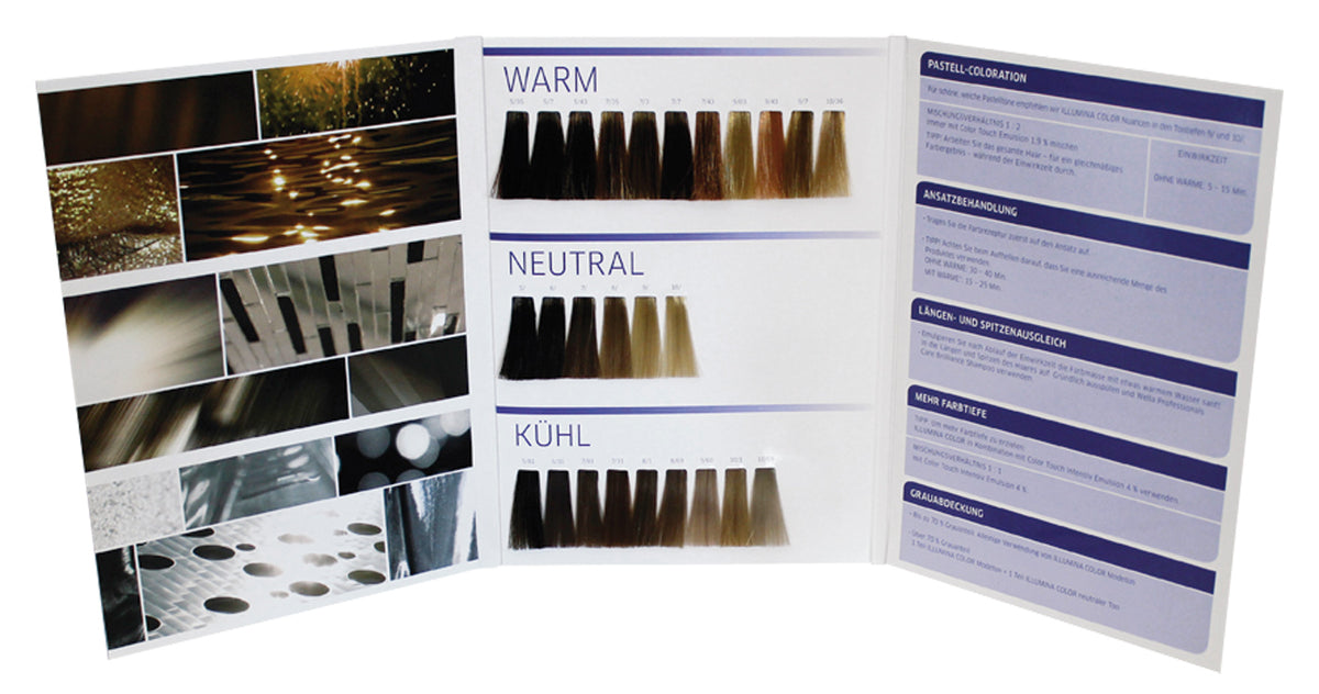 Wella Illumina Farbkarte DIN A5 – Friseuroutlet
