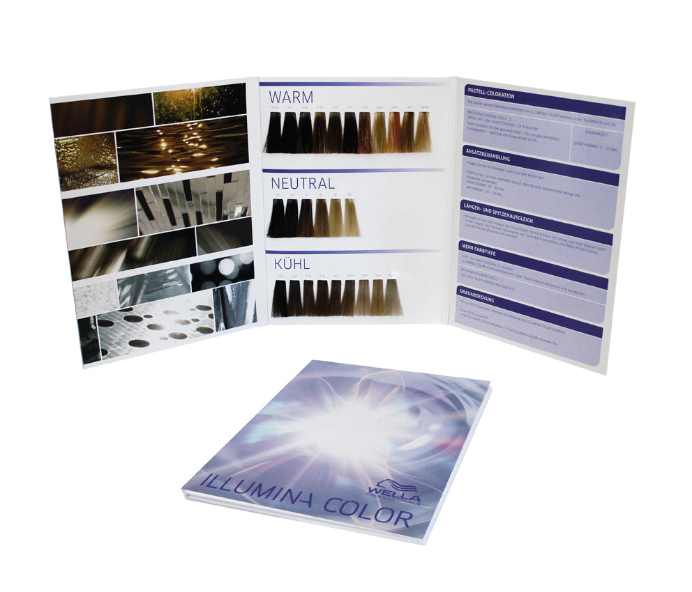 Wella Illumina Farbkarte DIN A5 – Friseuroutlet