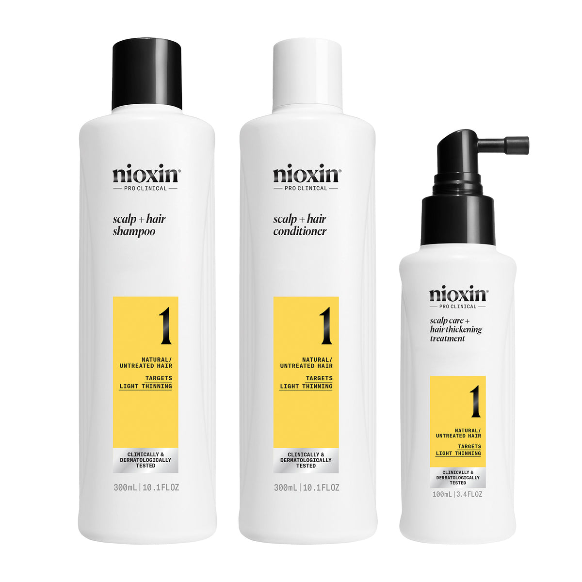 Wella Nioxin 1 3-Stufen-System für dünner werdendes Haar