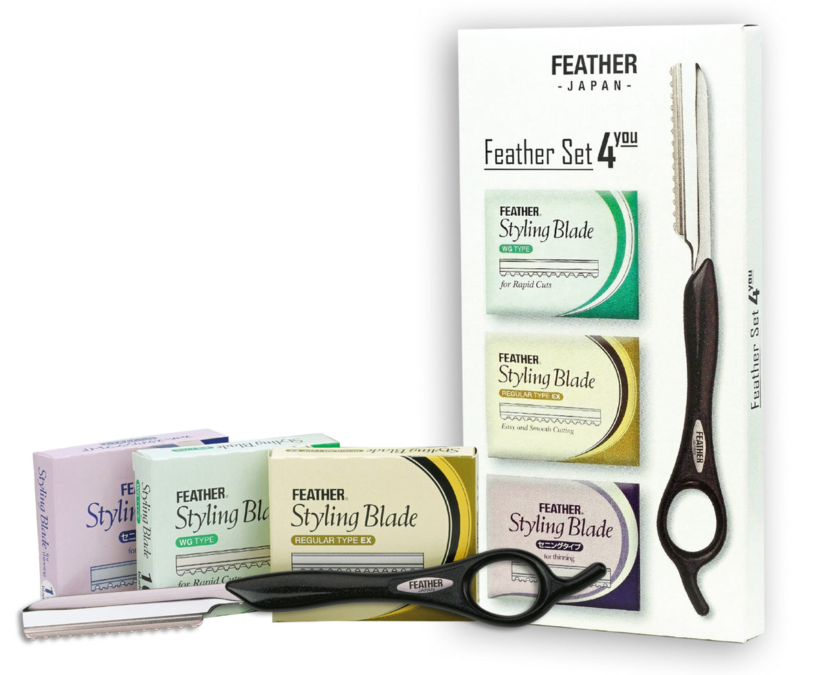 Feather Set 4You Razor + 3x Klingen