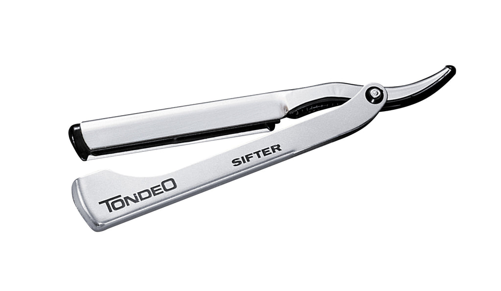Tondeo Sifter Messer rostfrei 1124 inkl. 10 Klingen (62 mm) & Aufsteckkamm – TSS 3 – Ansicht 2