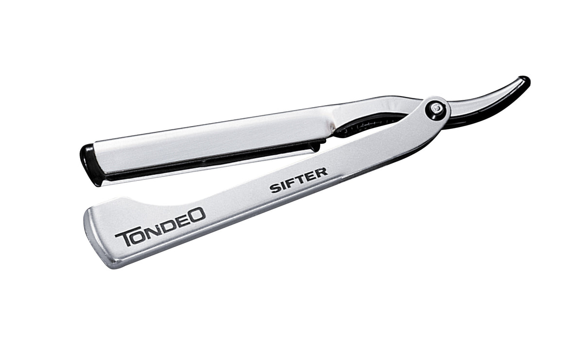 Tondeo Sifter Messer rostfrei 1124 inkl. 10 Klingen (62 mm) & Aufsteckkamm – TSS 3 – Ansicht 2