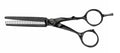 Tondeo Modelierschere MYTHOS BLACK Offset 5.75" Wave (36) CONBLADE