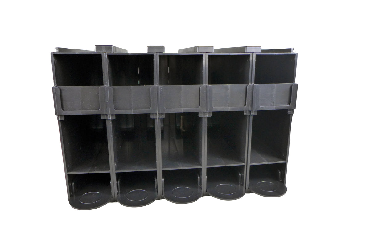 Comair Farbboxsystem für 25 Tuben – schwarz (5 Boxen à 5 × 100 ml) – Ansicht 16
