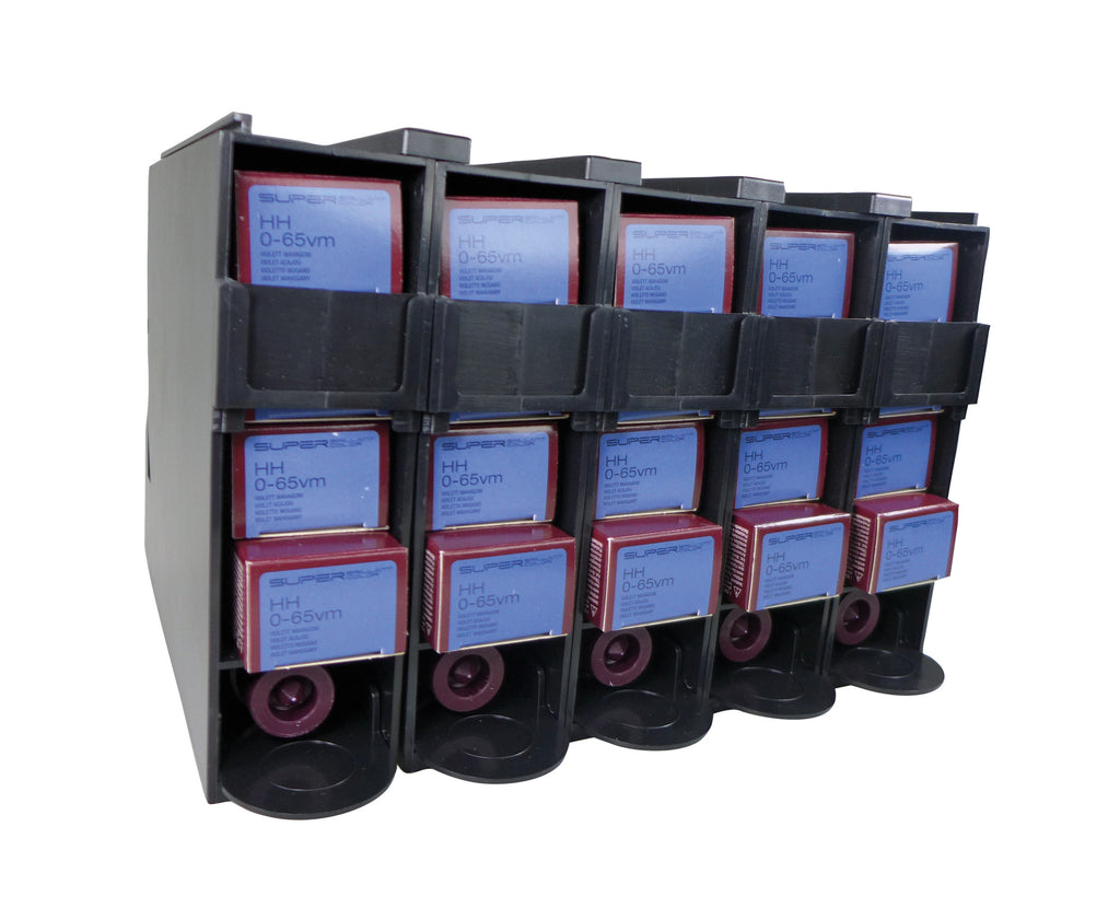 Comair Farbboxsystem für 25 Tuben – schwarz (5 Boxen à 5 × 100 ml) – Ansicht 12