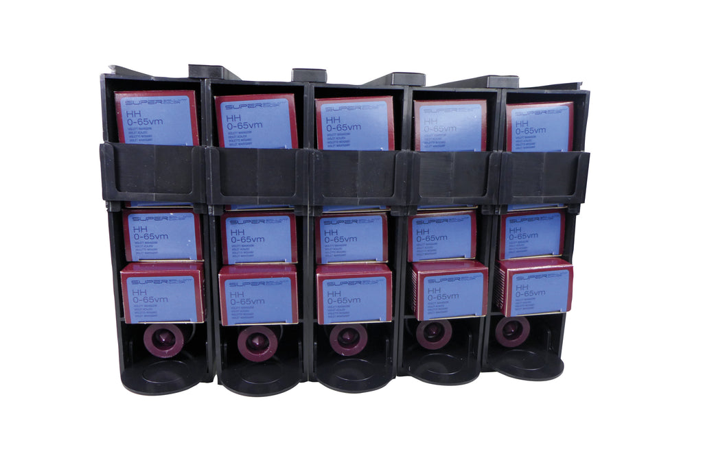Comair Farbboxsystem für 25 Tuben – schwarz (5 Boxen à 5 × 100 ml) – Ansicht 8