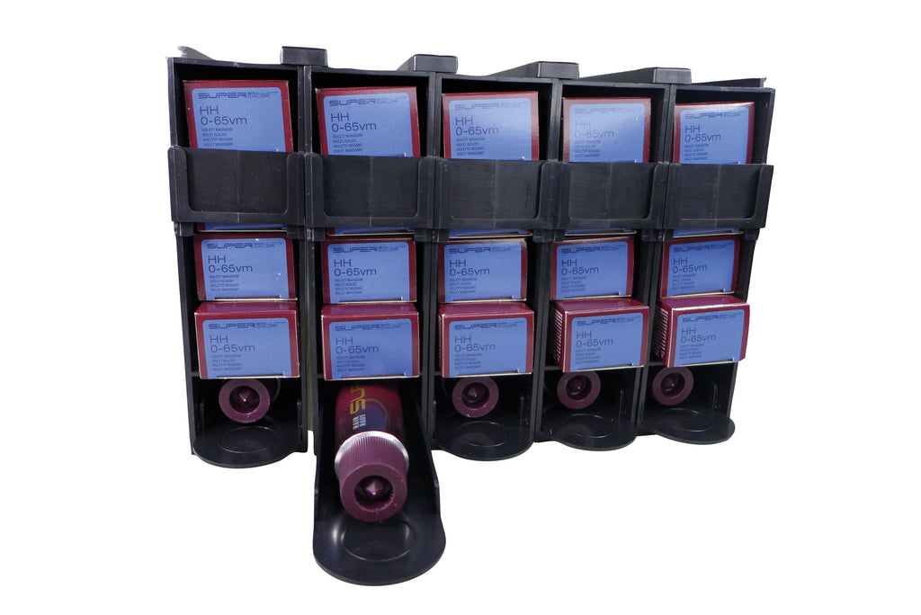 Comair Farbboxsystem für 25 Tuben – schwarz (5 Boxen à 5 × 100 ml) – Ansicht 7