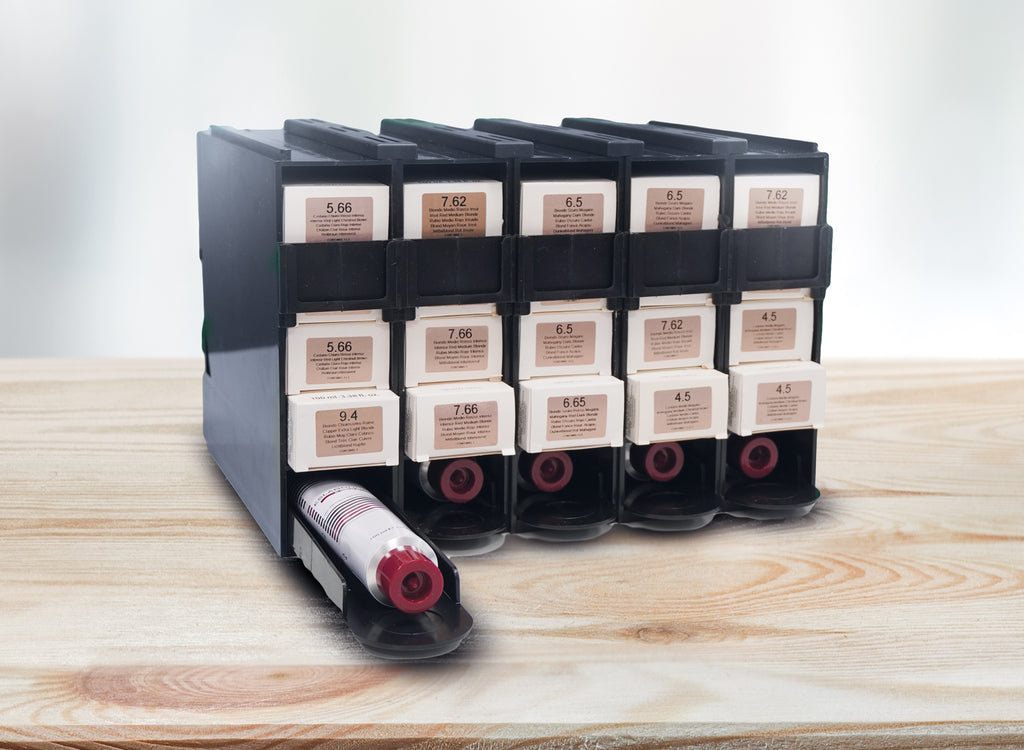 Comair Farbboxsystem für 25 Tuben – schwarz (5 Boxen à 5 × 100 ml) – Ansicht 15