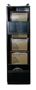 Comair Farbboxsystem für 25 Tuben – schwarz (5 Boxen à 5 × 100 ml)