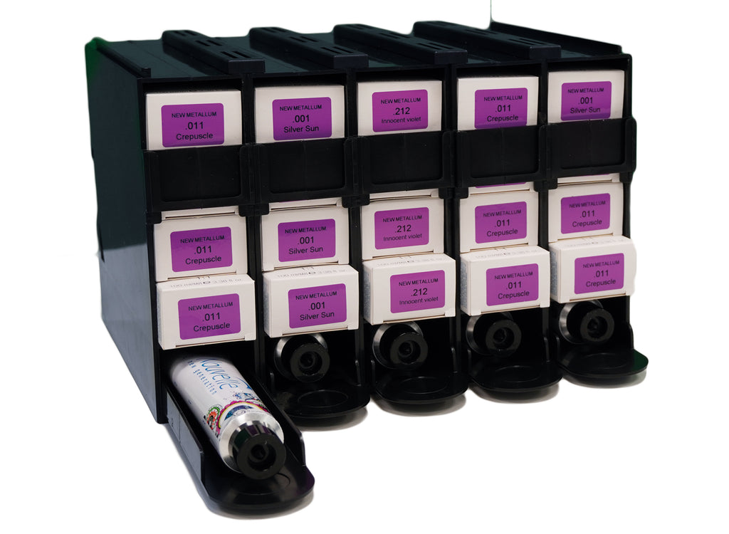 Comair Farbboxsystem für 25 Tuben – schwarz (5 Boxen à 5 × 100 ml) – Ansicht 4