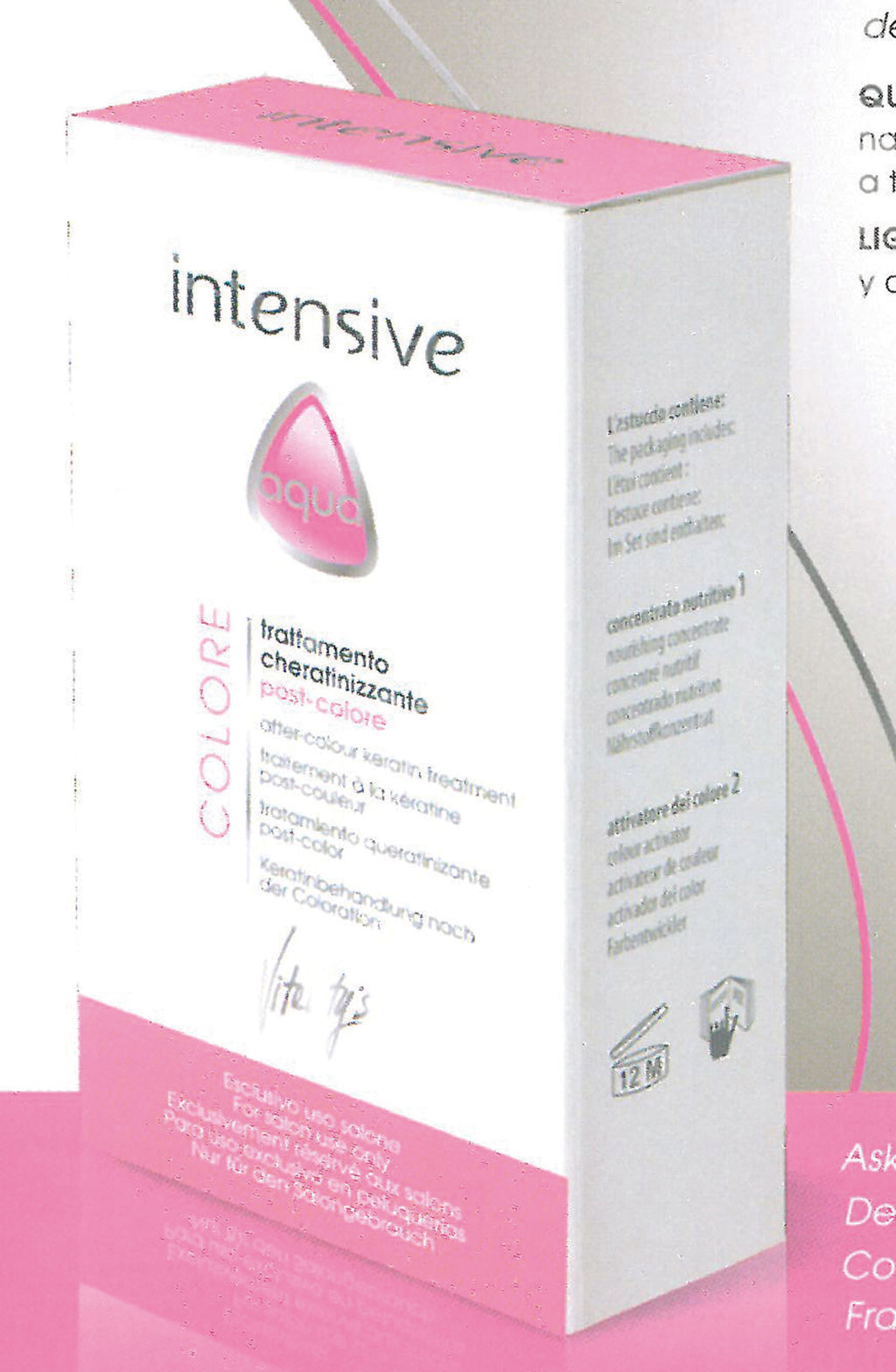 Vitality's Intensive Aqua Colore Keratinbehandlung 100 ml + 100 ml – Ansicht 5