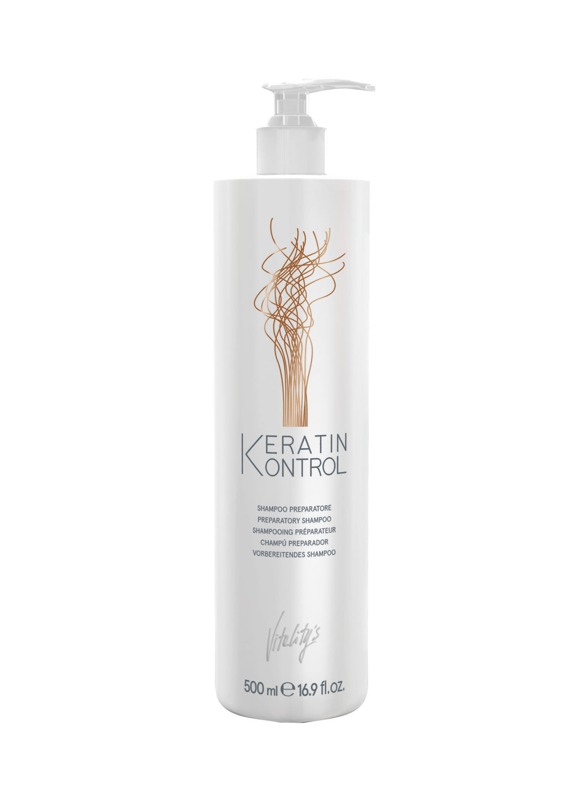Vitality's Keratin Kontrol vorbereitendes Shampoo, 500ml