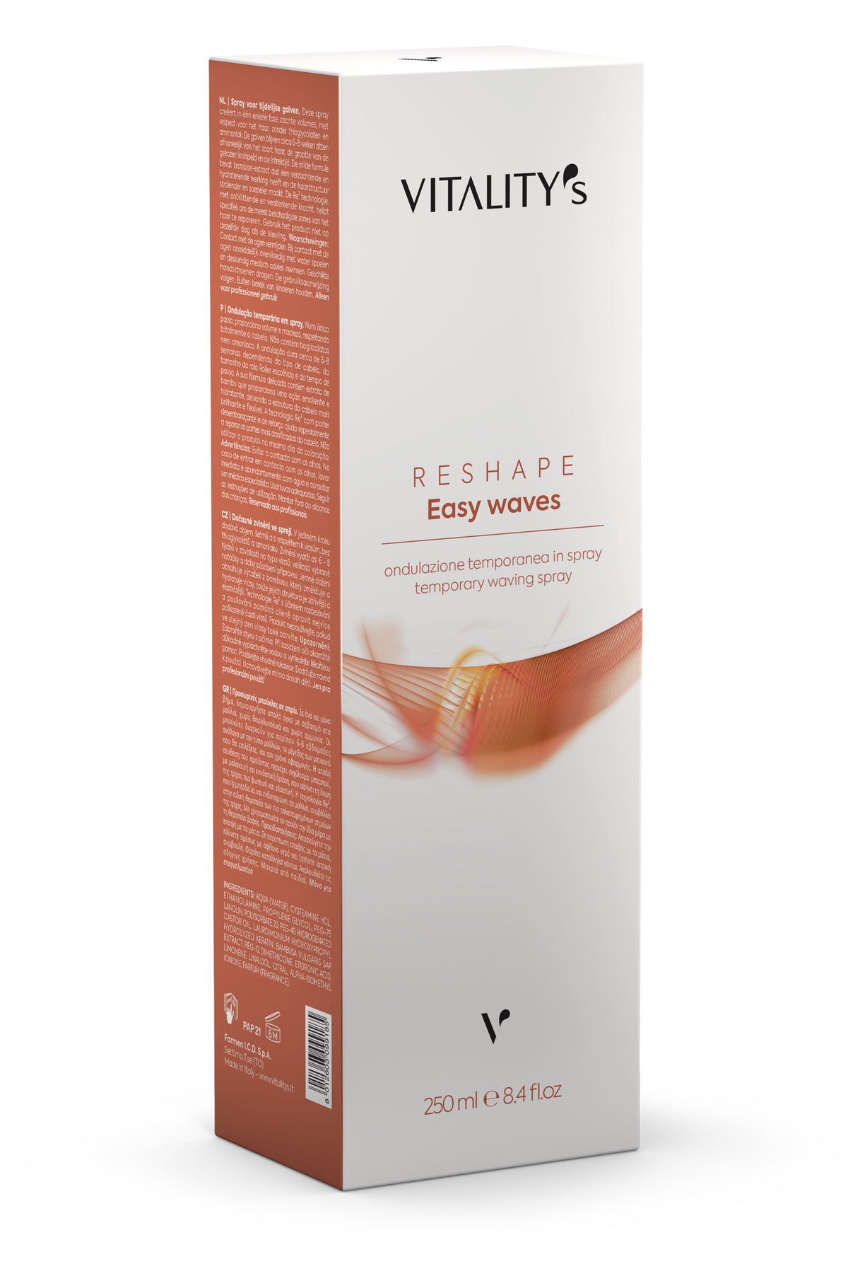 Vitality's Reshape Easy Waves Spray 250ml – Friseuroutlet
