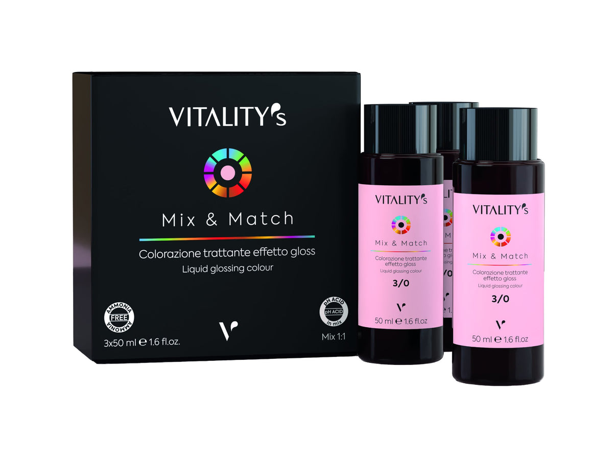 Vitality’s M&M Haarfarbe – 3 × 50 ml