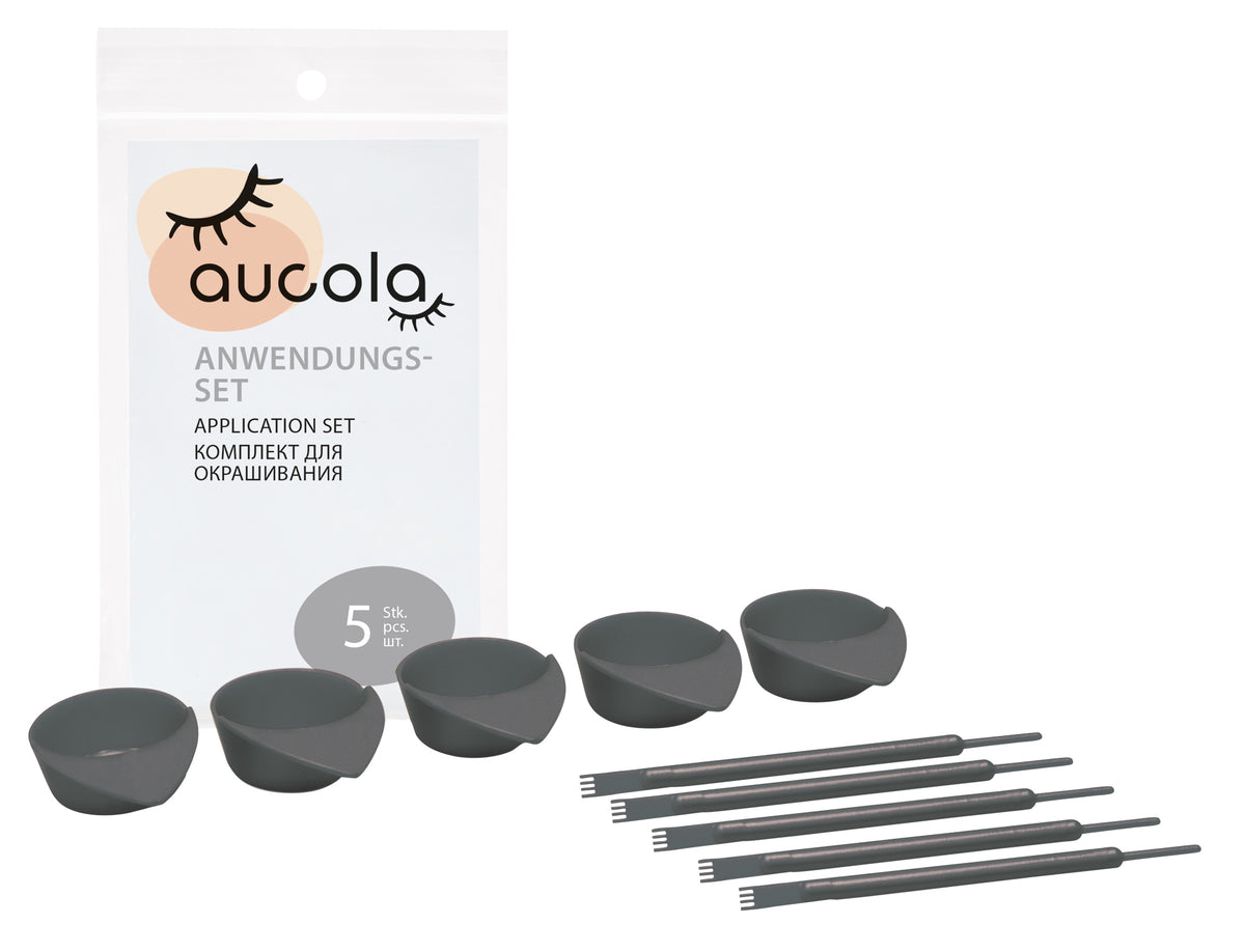 aucola Anwendungsset für Augenbrauen- & Wimpernfarbe – Ansicht 2